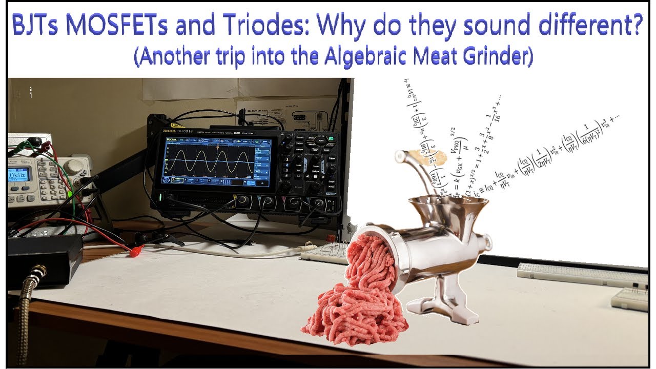 Topic 83: BJT, MOSFET, Triode Distortion Comparison/Analysis