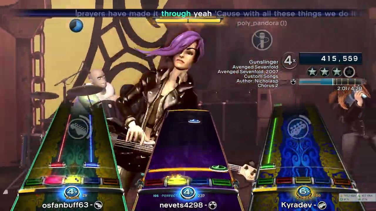 Gunslinger (2007) By Avenged Sevenfold - Band Ones Rock Band 3 Deluxe RPCS3