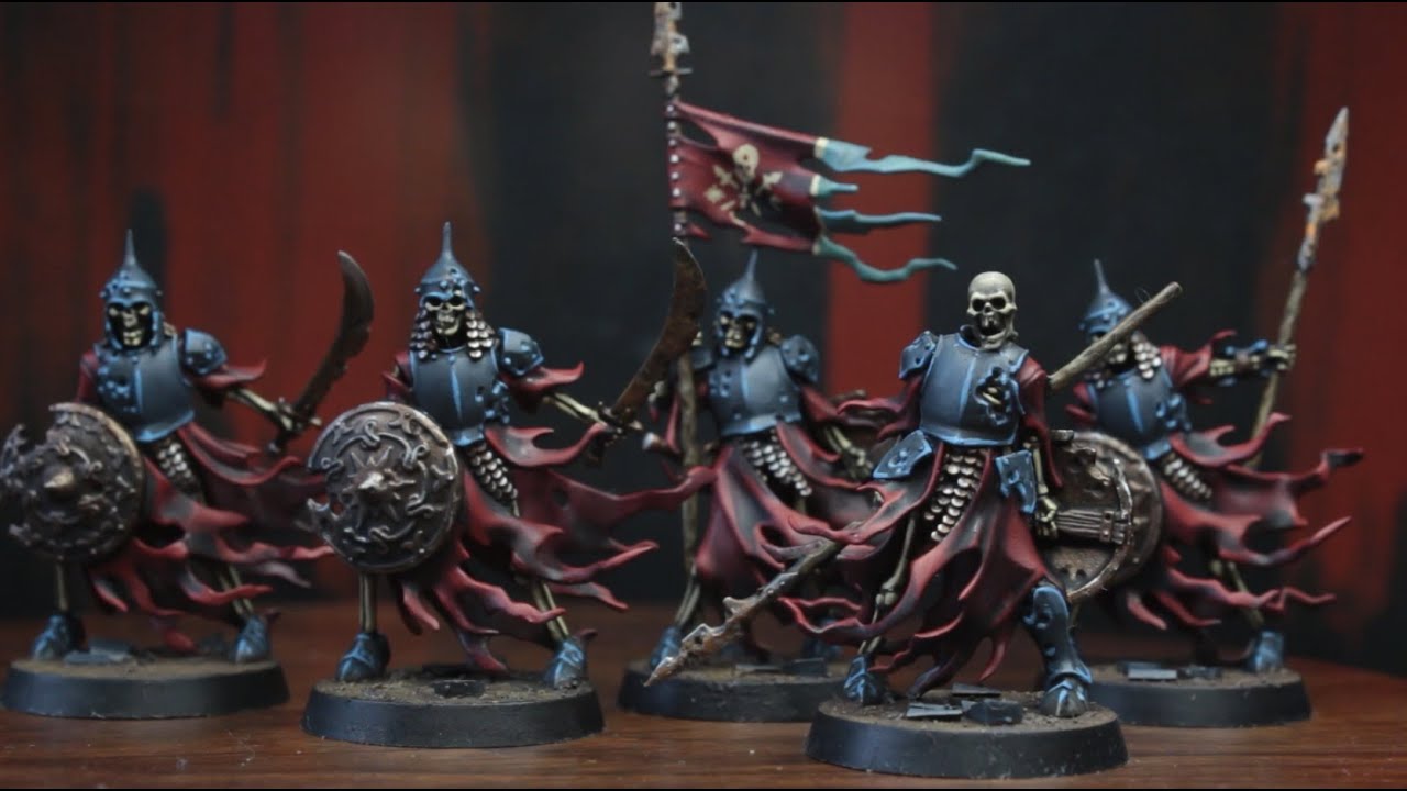 Speedpainting Warhammer Quest Cursed City: Ulfenwatch Skeletons