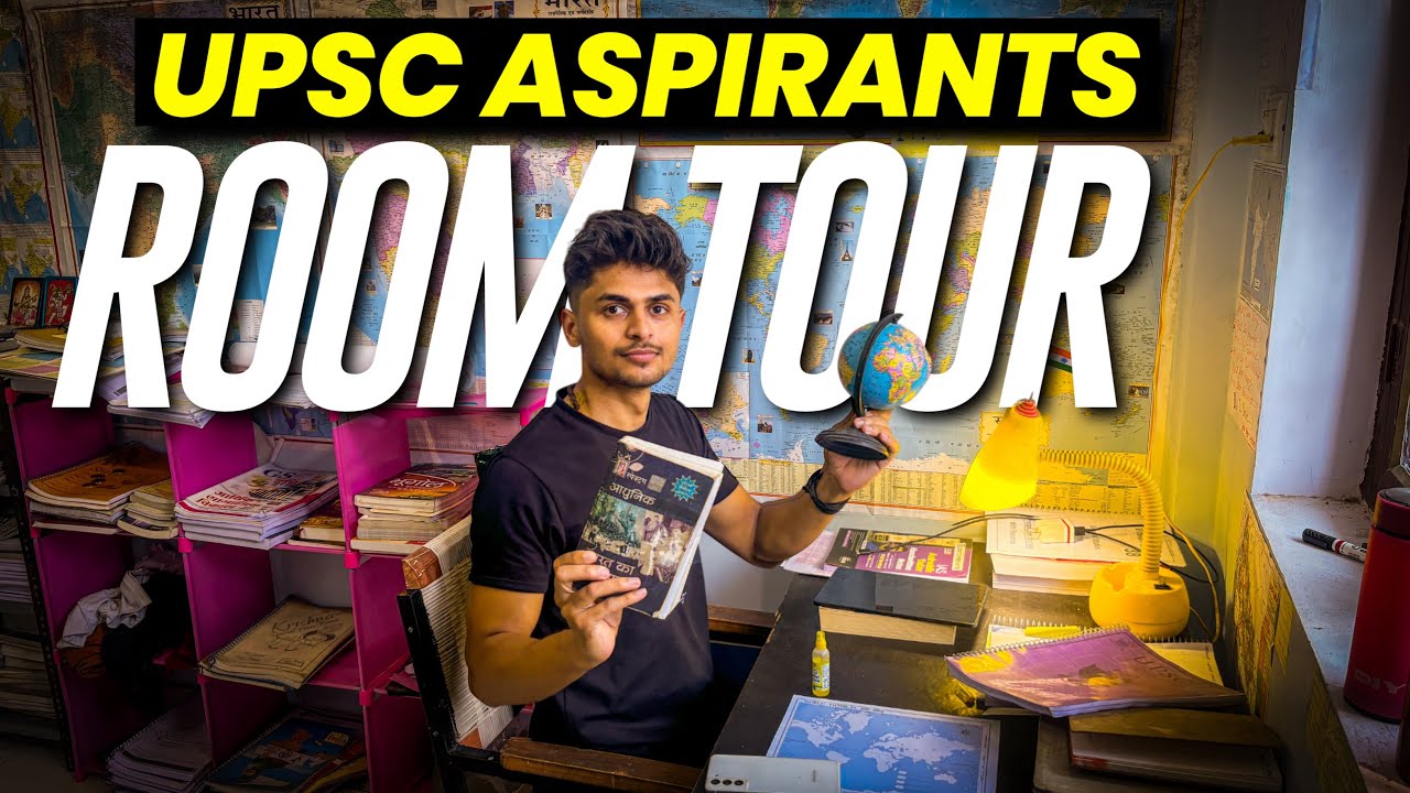 UPSC Aspirants Room Tour 📚😍 | Best Study Room Kaise Banaye 🤔😱 #upsc #magicaltranslator
