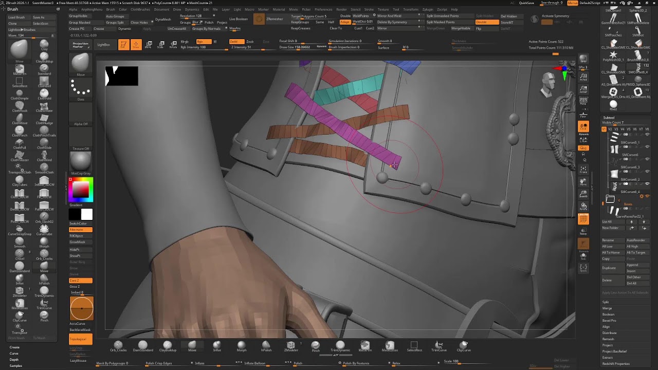 Creating Sword Master in Zbrush 🖌