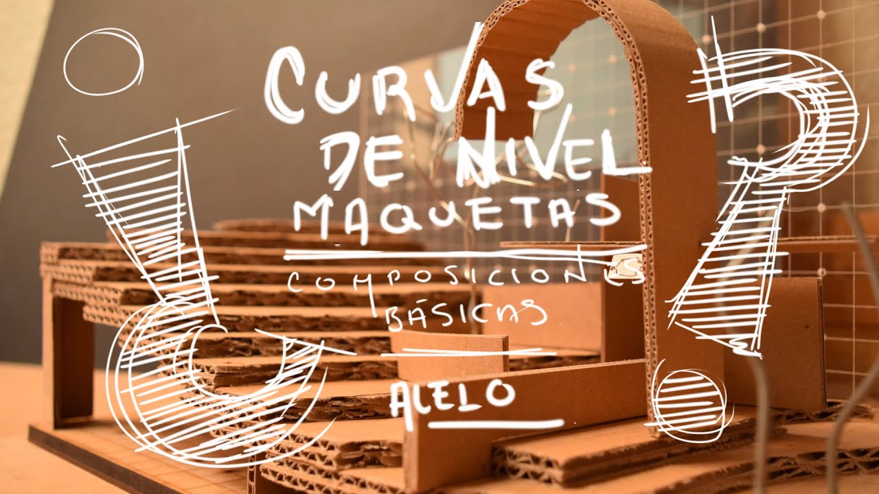 Curvas de nivel en maquetas arquitectónicas   Tutorial   Alelo