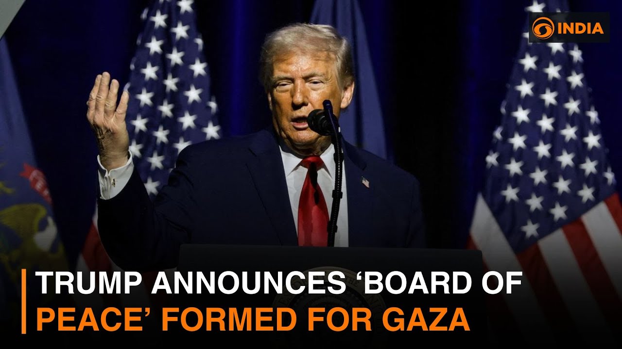 Trump announces &lsquo;board of peace&rsquo; formed for Gaza | DD India