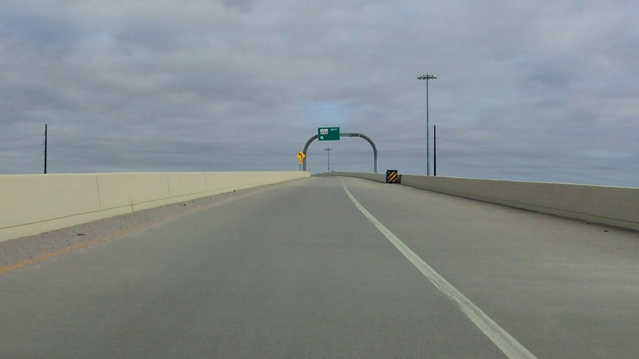 North Freeway (Interstate 45) northbound ramp to TX 242 westbound