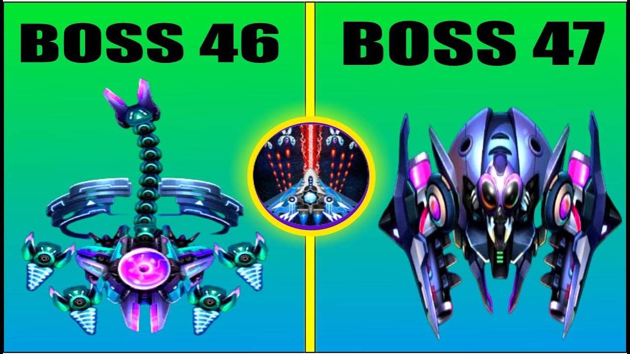 Boss 46 47 | Space Shooter Boss Comparison and Review | World Bosses Showdown