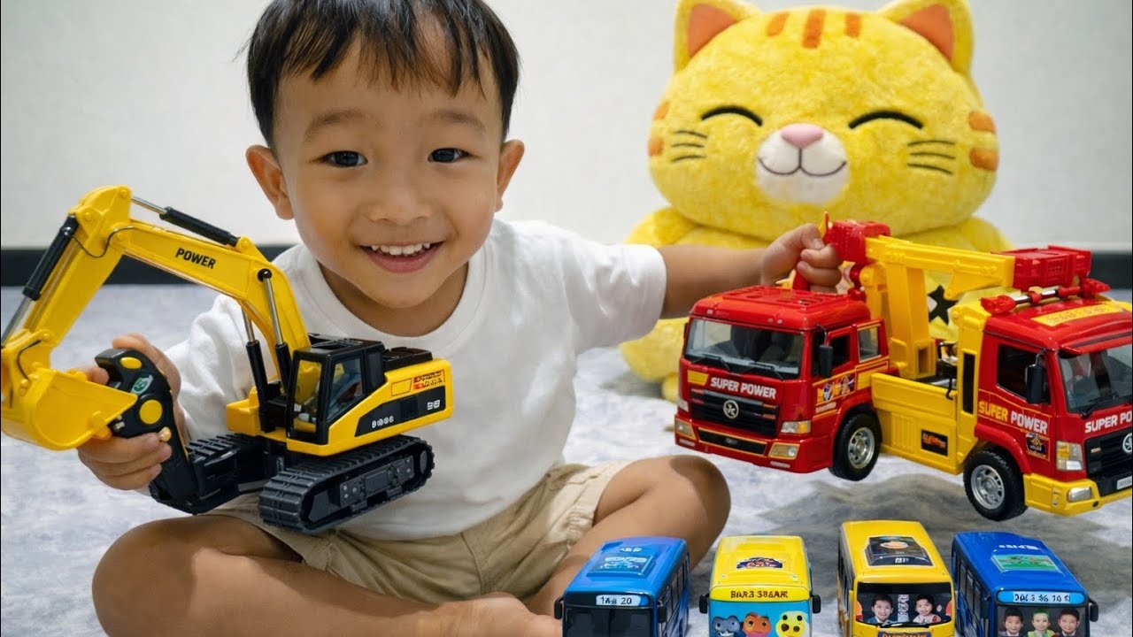 SERU BANGET,ARKANA MAIN TAYO,EXCAVATOR,DAN TRUK DEREK BARENG MAMA 😍