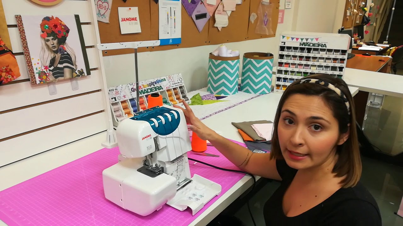Janome Overlock 9110dx Parte 1 Preparativos