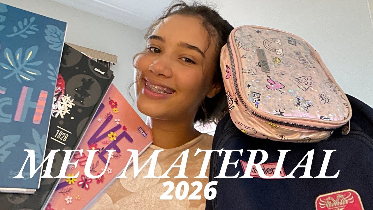 MEU MATERIAL ESCOLAR 2026 📚✏️