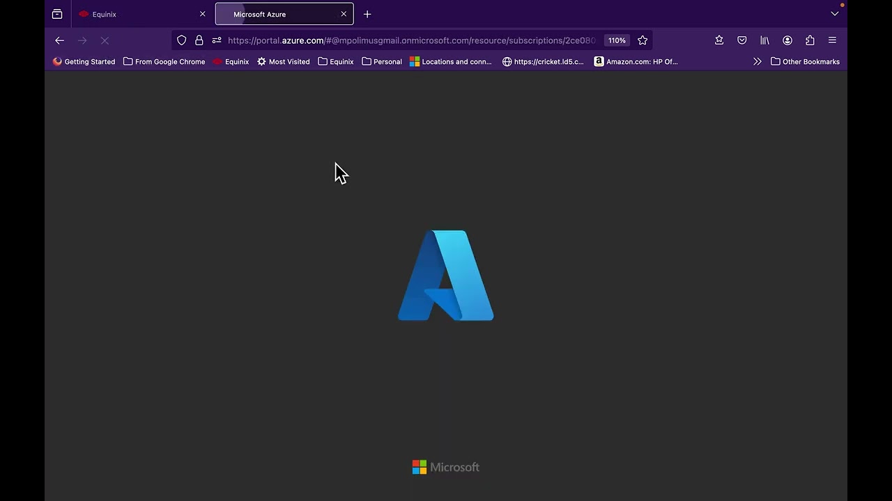 Azure ExpressRoute Connectivity via Equinix Fabric
