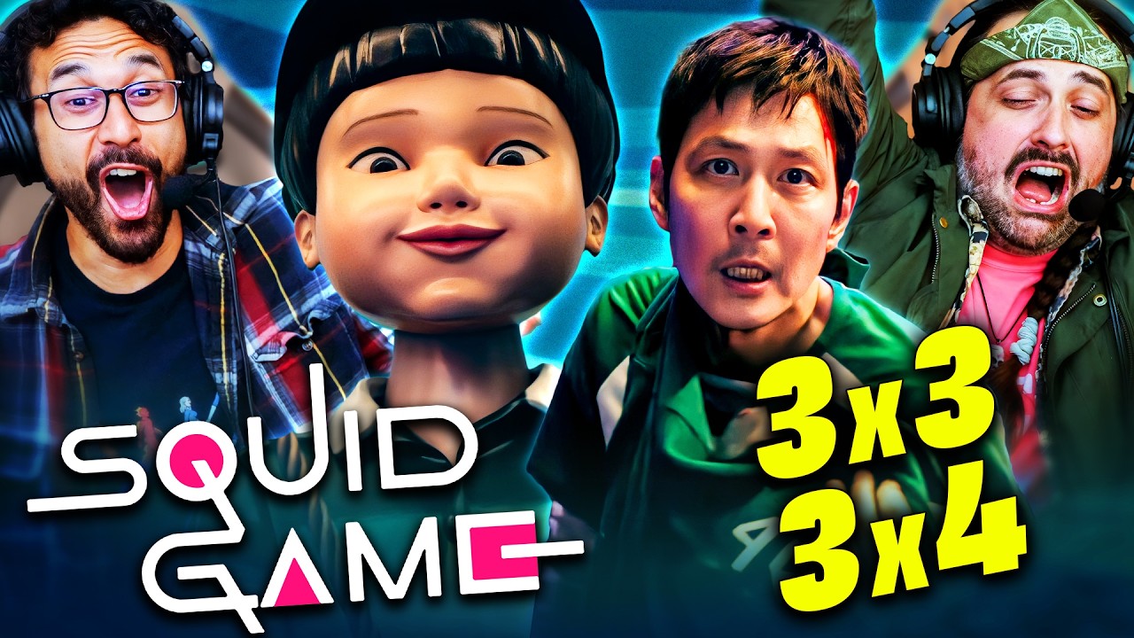 SQUID GAME Season 3, Episode 3 & 4 REACTION!! Breakdown & Review | Netflix | 오징어 게임
