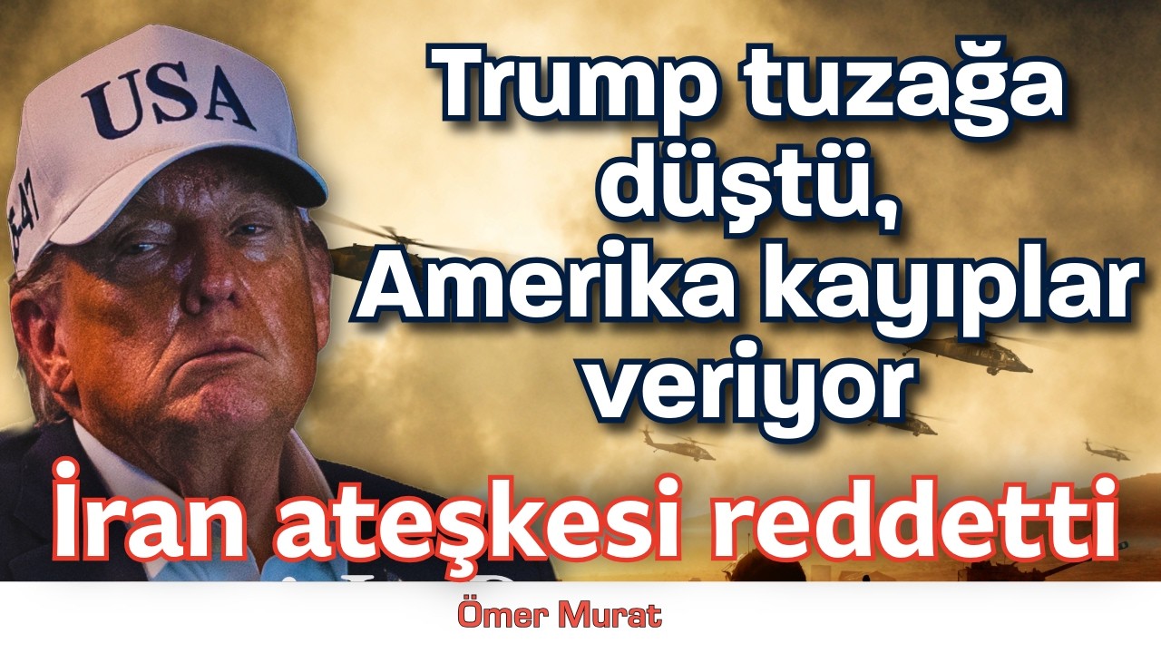 Tuzağa düştü: Amerika kayıplar veriyor, İran ateşkes teklifini reddetti