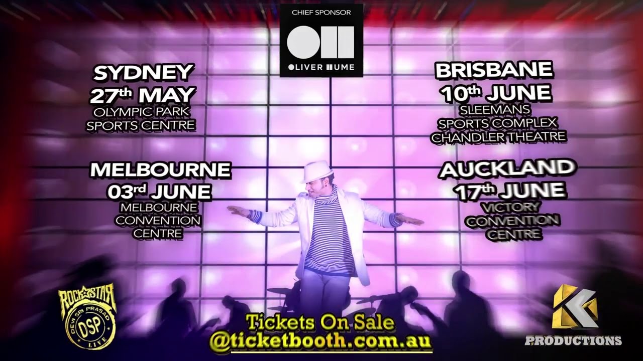 Music Director DSP Australia & New Zealand Tour Teaser - SahithiMedia