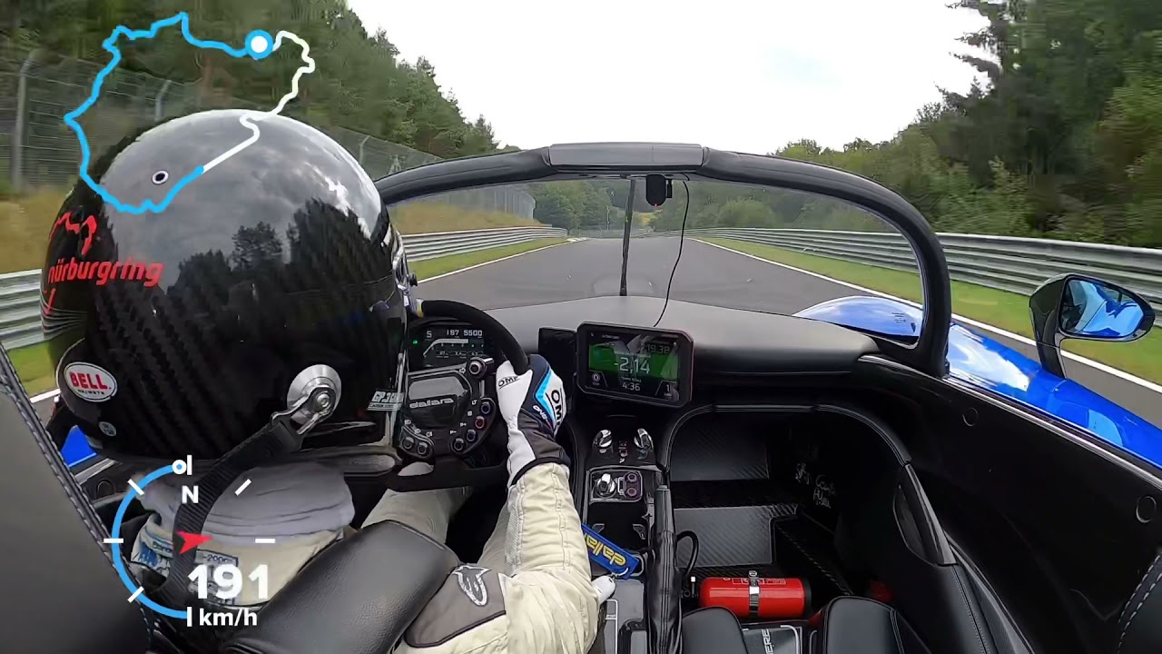 Nürburgring Nordschleife 13.08.2021 - BTG 7:16 - Dallara Stradale with a broken steering box