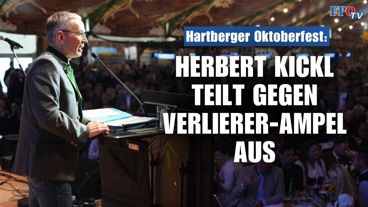 Herbert Kickl geht auf Koalition los - Hartberger Oktoberfest 2025
