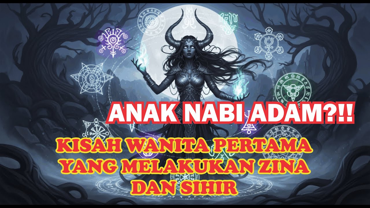KISAH UNUQ ANAK NABI ADAM?!!! WANITA PERTAMA YANG BERZINA DAN MENGGUNAKAN SIHIR!! Sejarah Islam