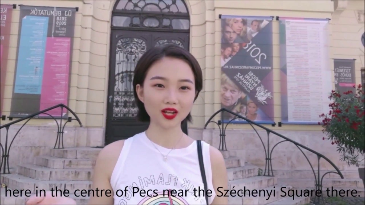 Tour in Pecs with Zhou Yimeng