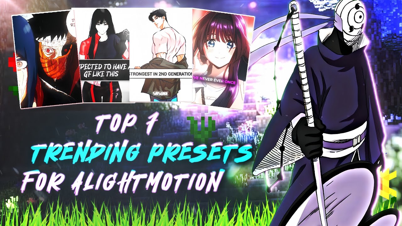 +7 Trending manga edit presets Alightmotion|[XML + MATERIAL]| #alightmotion #edits