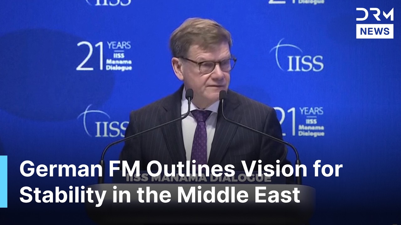 FULL SPEECH: Germany&rsquo;s FM Johann Wadephul Calls for Lasting Peace in Gaza and Syria | AQ1B