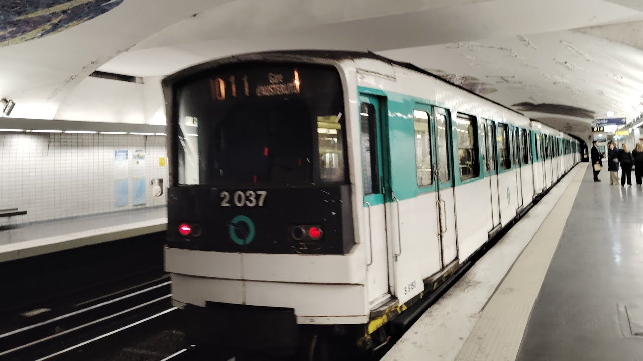 Trajet MF67 Métro Ligne 10 Porte d'Auteuil / Boulogne Pont de Saint Cloud               