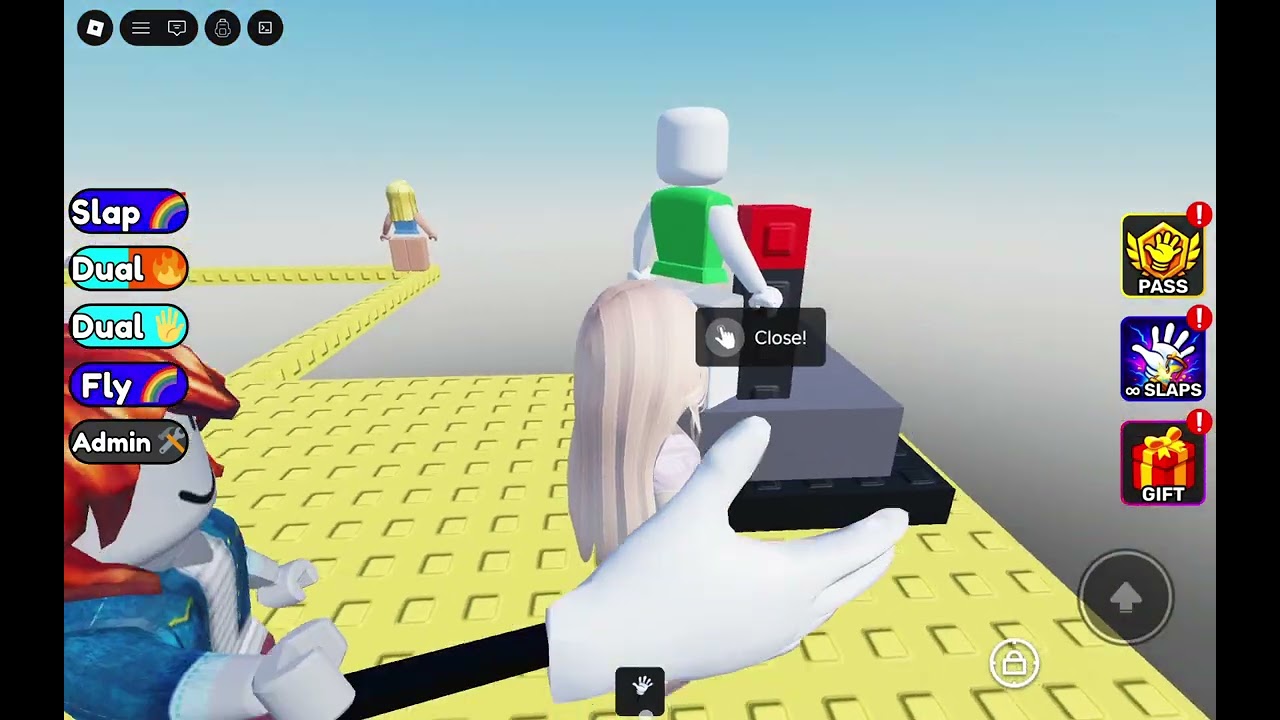 Dando tapas  nas Pessoas   Histórinha  Roblox.    Tower 