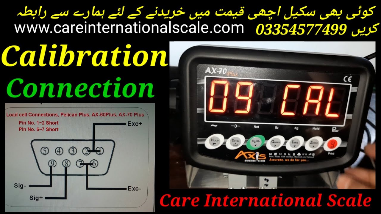AXis AX 70 Plus Weighing Indicator Calibration | Electronic Weight Machine Calibration in Hindi