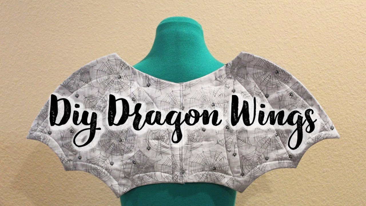 DIY Dragon Wings (Free Sewing  Pattern) 