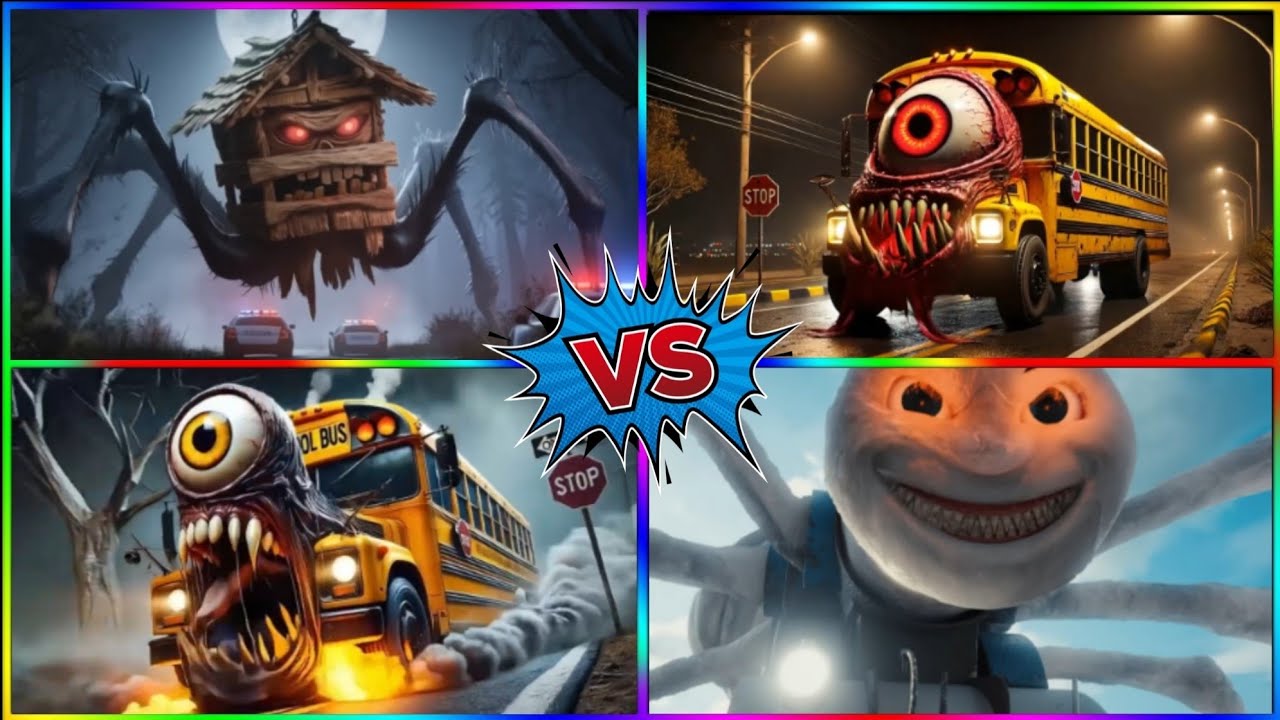 MEGA SCHOOLBUS EATER | Tiles Hop EXE Monster Gameplay