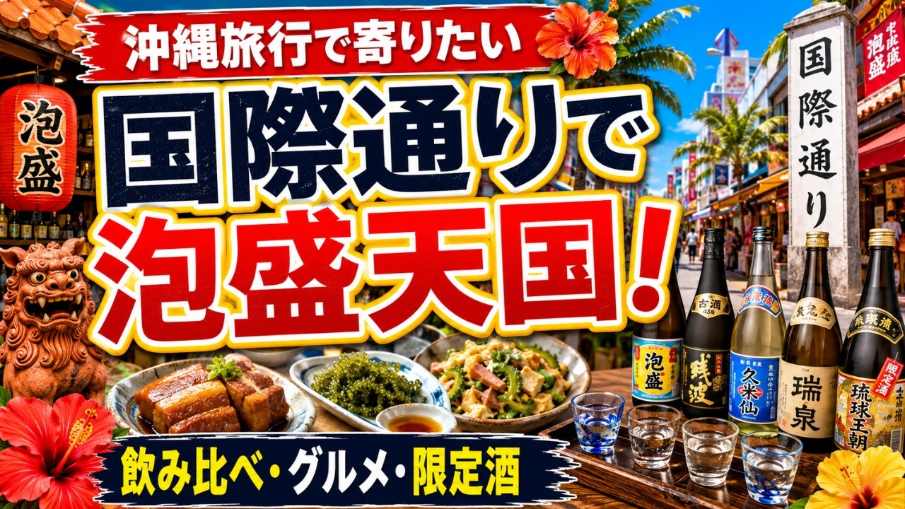 【速報】島酒マルシェ第2回開催！国際通りが泡盛色に染まる日！