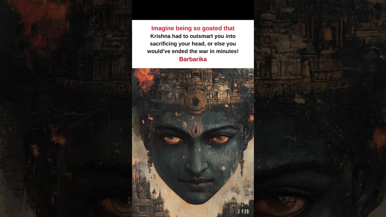 Krishna Outsmarted the Unbeatable Barbarik! 😱 | Mind-Blowing Mahabharata Fact