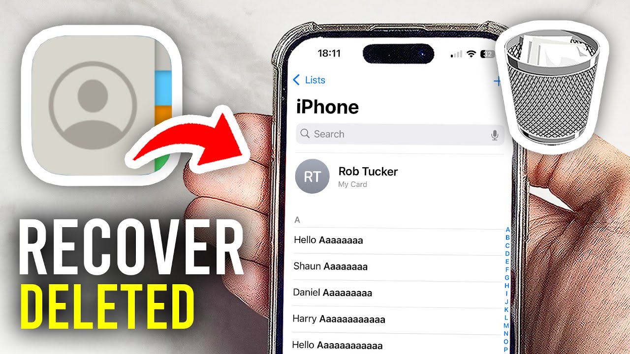 How To Recover Deleted Contacts On iPhone - Full Guide