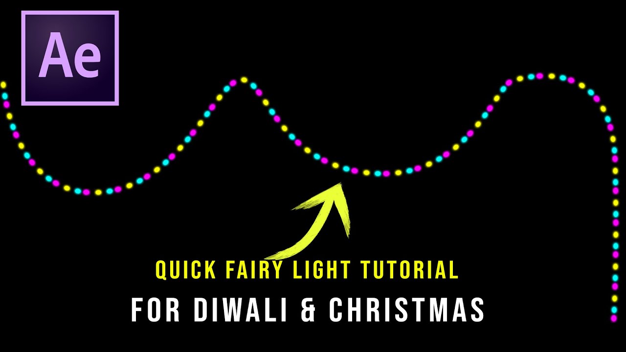Quick Diwali / Christmas light After Effect tutorial | 100 % After effect