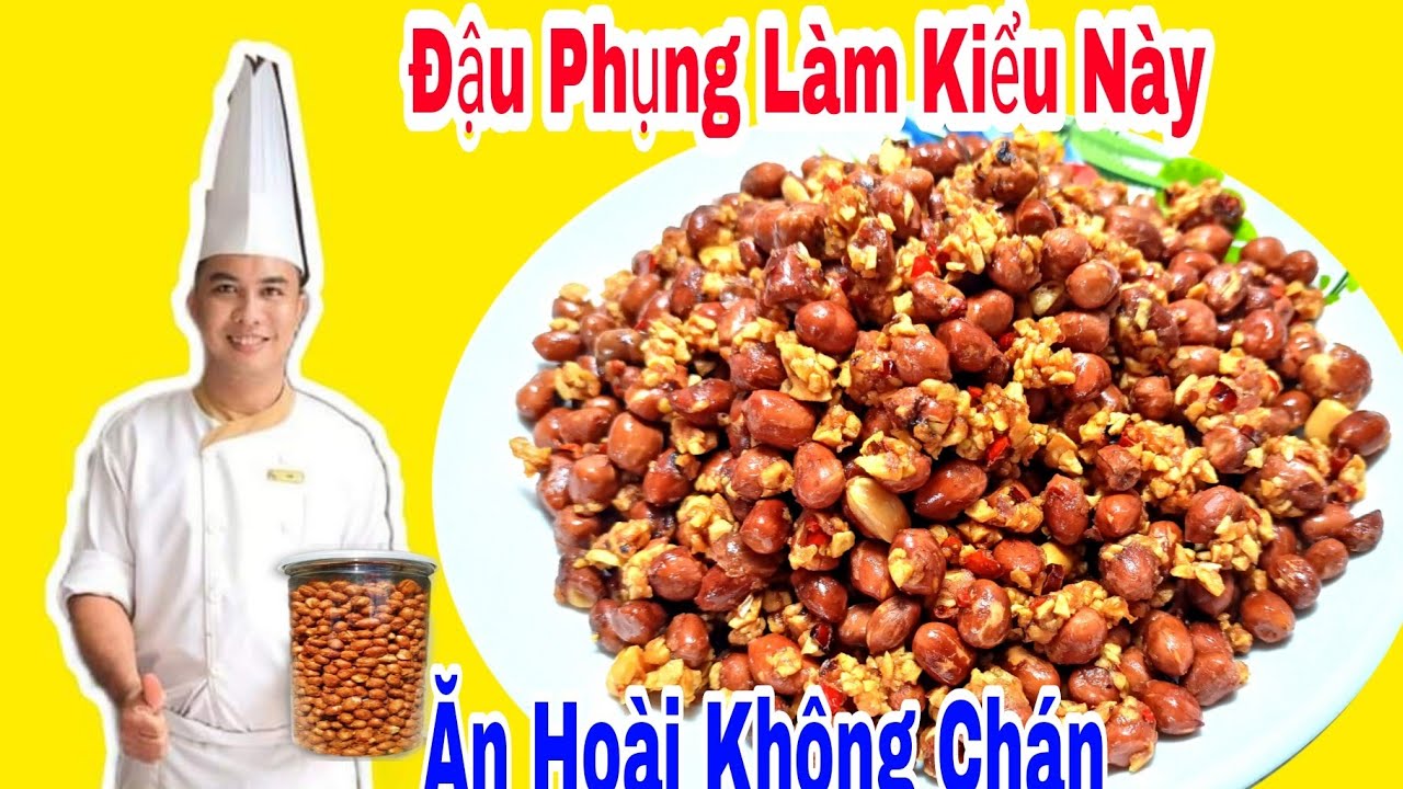 Bí Quyết Làm Đậu Phụng Rang Tỏi Ớt Ngon Giòn Lâu - Lạc Rang Tỏi Ớt