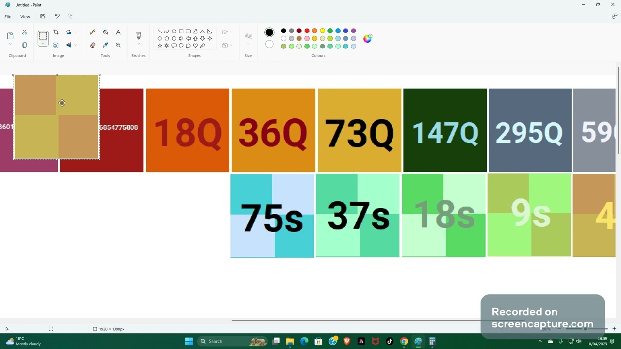 Making 2048 Tiles #6