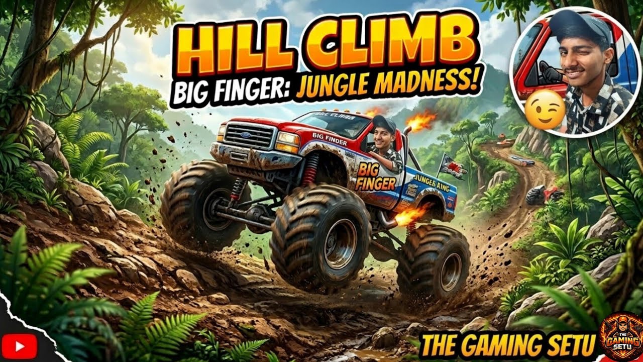 HILL CLIMB RACING LIVE 🔥 Crazy Stunts & Gameplay | The Gaming Setu 🚗 #hillclimb 