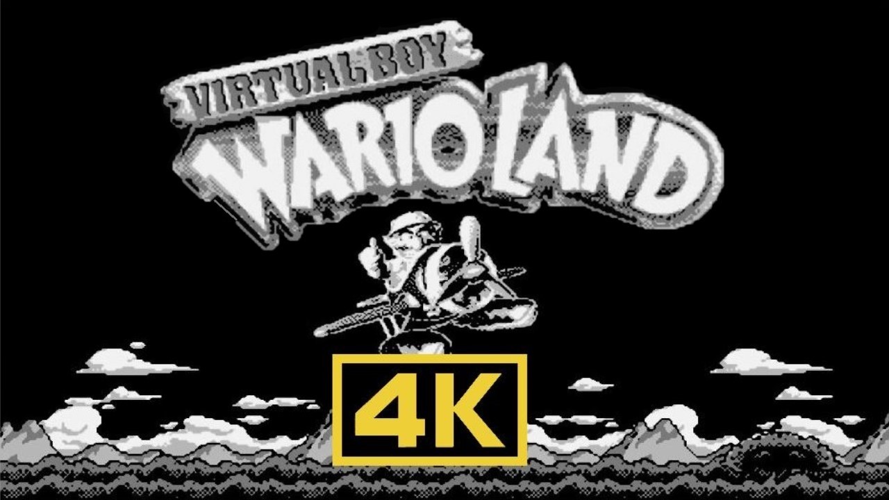 Virtual Boy Wario Land | 4K Remaster | Full Playthrough