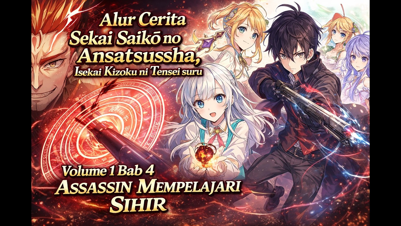 Sekai Saikō no Ansatsusha, Isekai Kizoku ni Tensei suru Volume 1 Bab 4 Assassin Mempelajari Sihir.