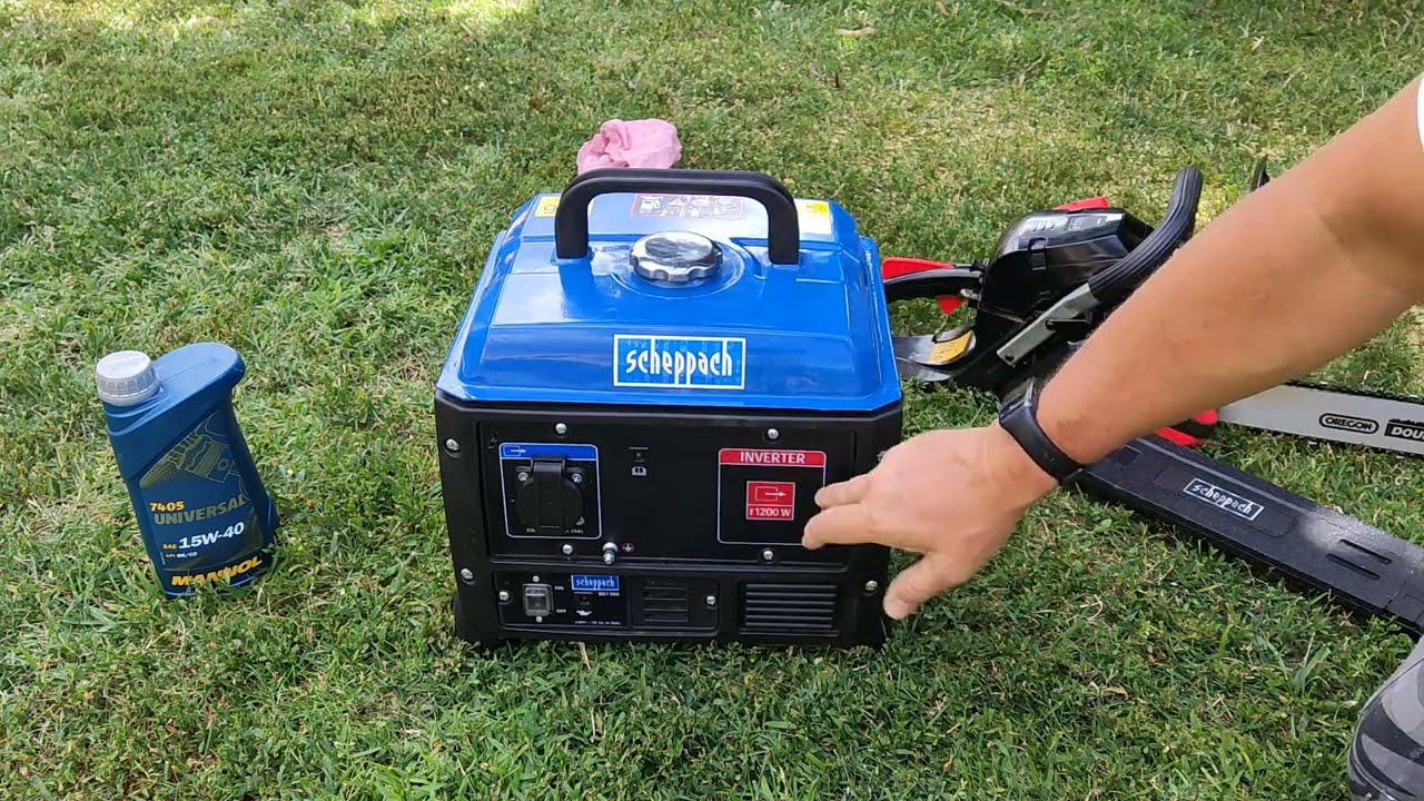 Scheppach SG 1200 W inverter aggregátor, ha nincs áram...