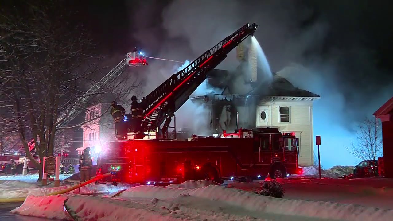 Priest injured trying to put out fire at St. John's rectory in Townsend, Ma