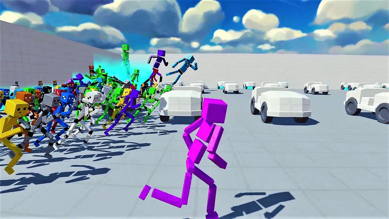 Ragdolls running through places with heavy car traffic!  | Fun with Ragdolls The Game #91