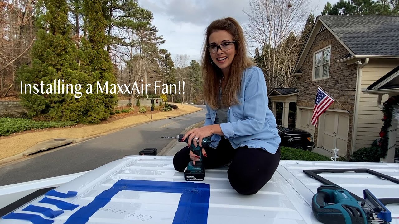 Installing a MaxxAir Fan: Part 12 - RAM Promaster 2500 Van Build