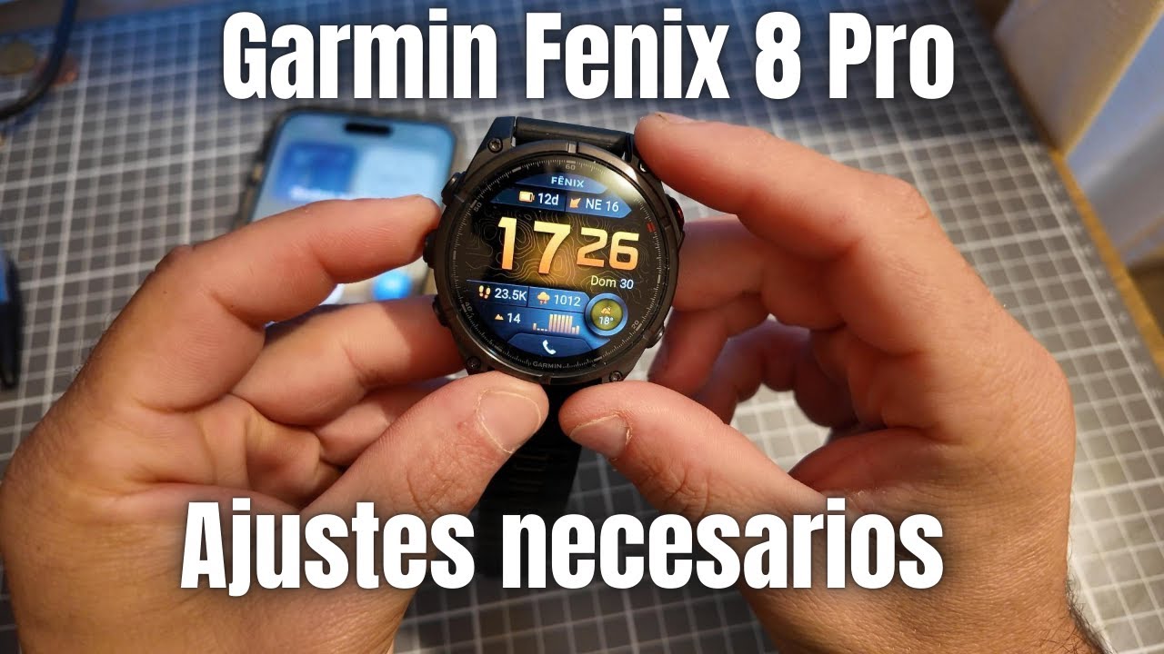 Mi configuración PERFECTA para el Garmin Fénix 8 Pro (GPS, perfiles y más)