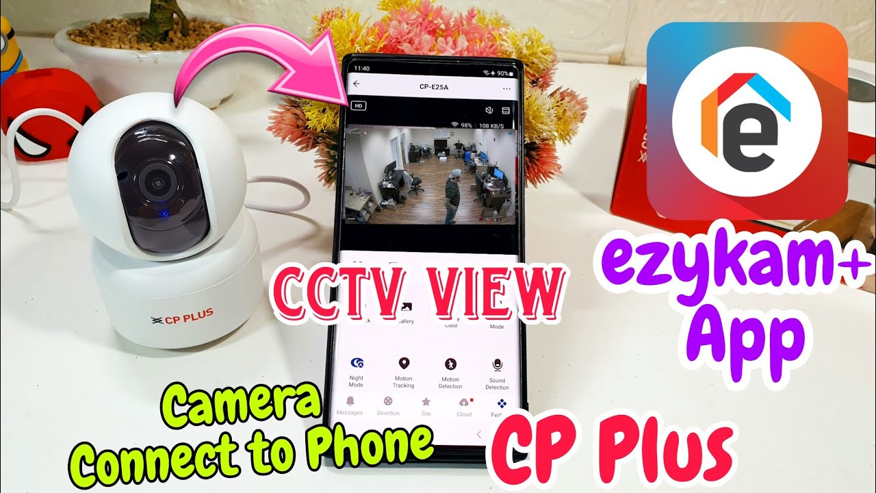 CP Plus Camera Connect To Mobile Phone | ezykam Plus app |CCTV Camera Connect To Phone | Ezykam Plus