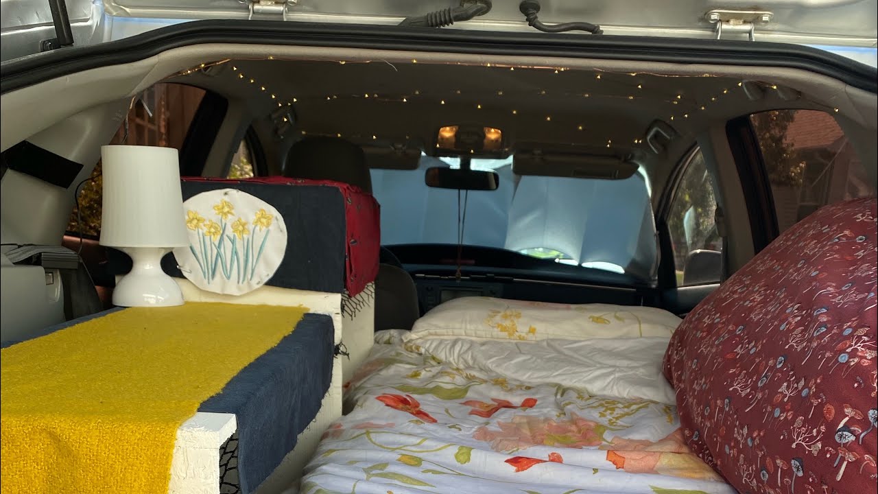 Lil Prius camper car conversion