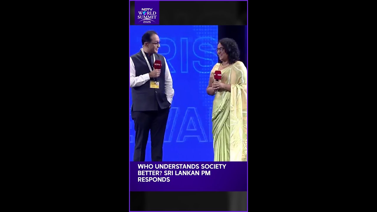 Who Understands Society Better? What Sri Lankan PM Said At NDTV Summit