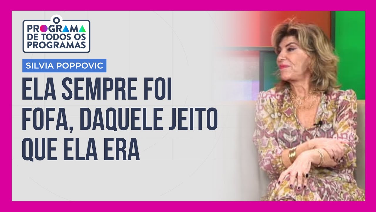 Silvia Poppovic fala sobre primeiro encontro com Palmirinha