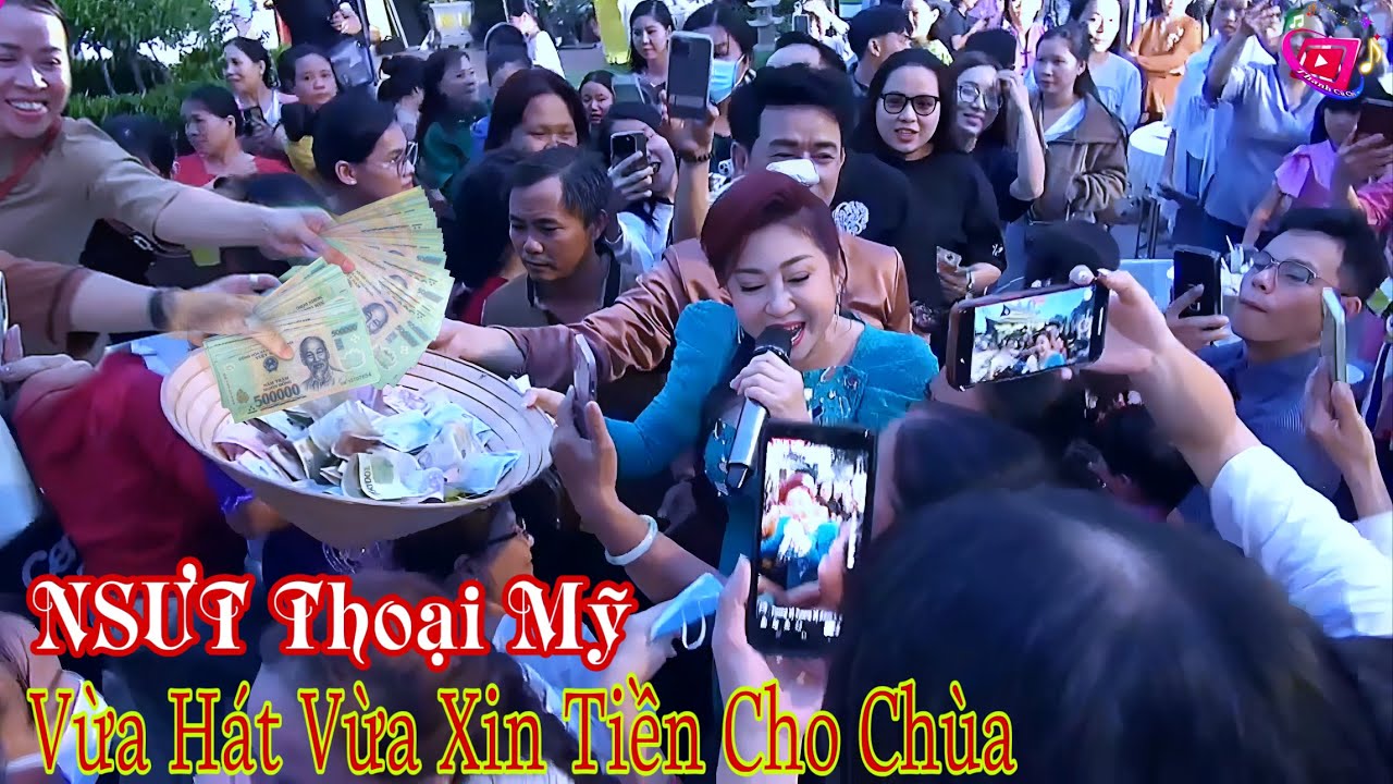 NSƯT Thoại Mỹ Làm Một Việc Đầy Ý Nghĩa Công Đúc Vô Lượng - Giúp Chùa Tạo Kinh Phí Xây Đài Quan Âm
