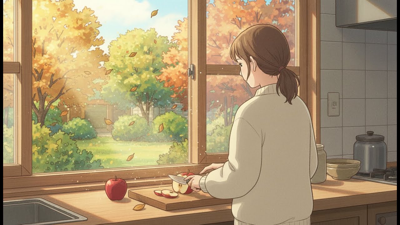A Train Passing Through a Quiet Field 🌾 | Ghibli-Style ASMR Ambience for Relaxation & Sleep