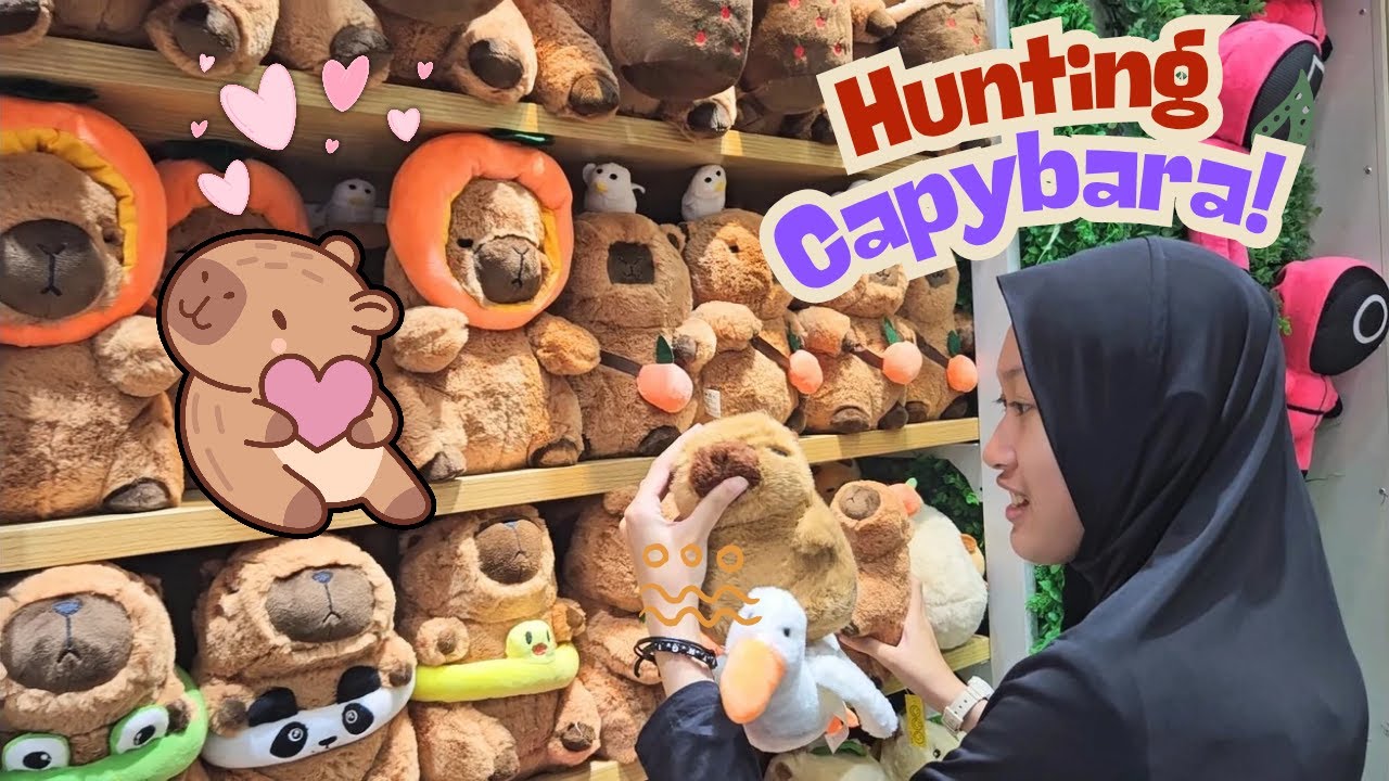 Aqilla Hunting Serba CAPYBARA LUCU CUTE IMUT di MALL 🤣 Aqilla's Diary