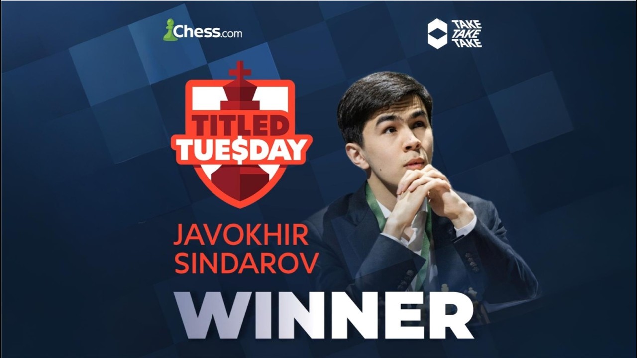 SINDAROV WON TITLED TUESDAY