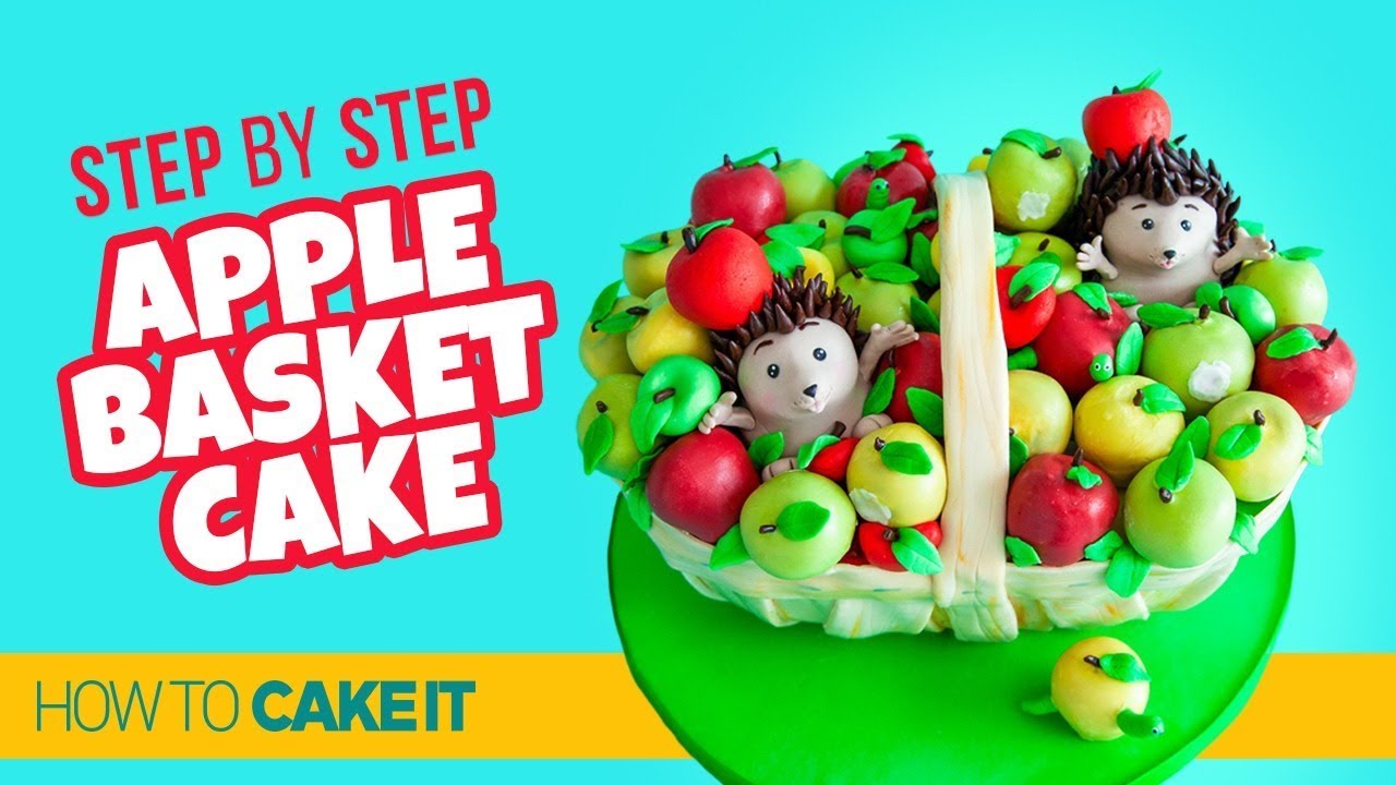Basket Cake Filled with Apple Cake Pops by Cassie Garner | How To Cake It Step By Step